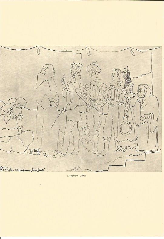 LAMINA V01925: Litografia de 1854 por Picasso