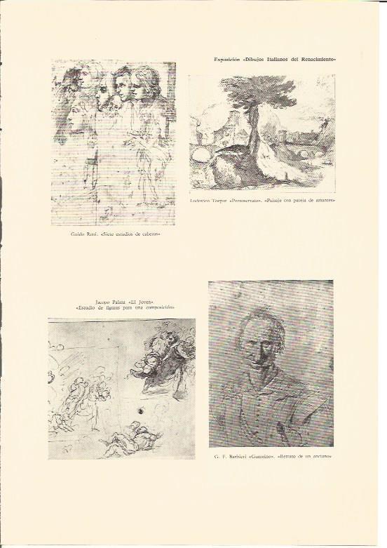 LAMINA V01942: Exposicion Dibujos Italianos del Renacimiento