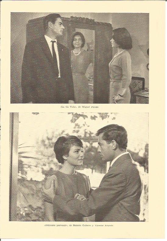 LAMINA V01934: Escenas de La tia Tula de M. Picazo y Brillante porvenir de R. Gubern y V.Aranda