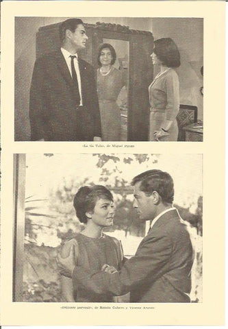 LAMINA V01934: Escenas de La tia Tula de M. Picazo y Brillante porvenir de R. Gubern y V.Aranda