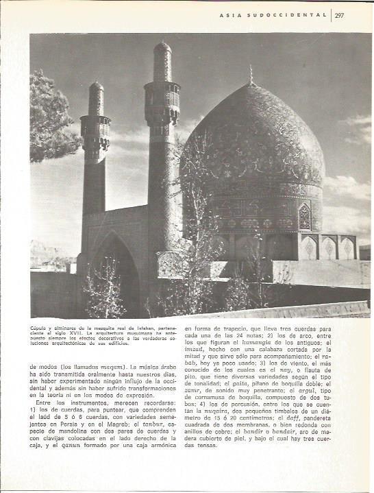 LAMINA V01804: Cupula de la mezquita real de Isfahan, Iran