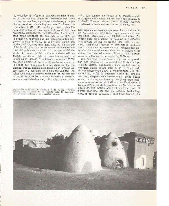 LAMINA V01809: Tipicas construcciones de adobe, Siria