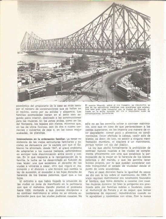 LAMINA V01779: Puente Howrah, Calcuta