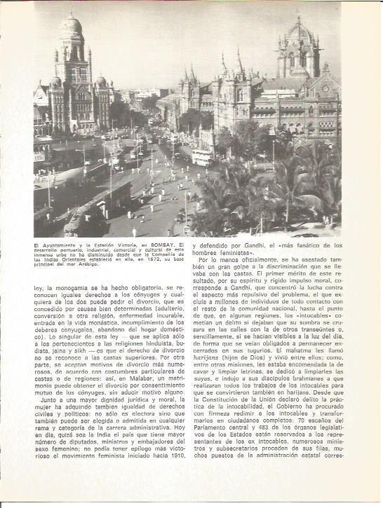 LAMINA V01780: Vistas Ayuntamiento y Estacion Victoria en Bombay