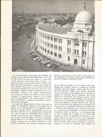 LAMINA V01789: Vista parcial de Karachi
