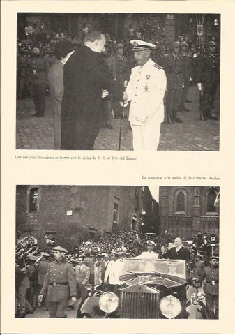 LAMINA V01856: Imágenes de Franco en Barcelona