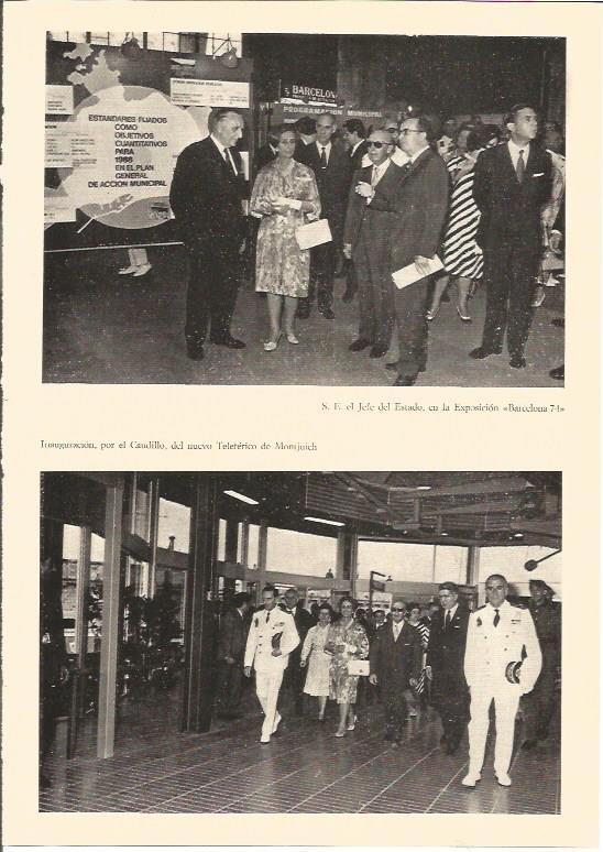 LAMINA V01857: El Caudillo en la Exposicion Barcelona 74