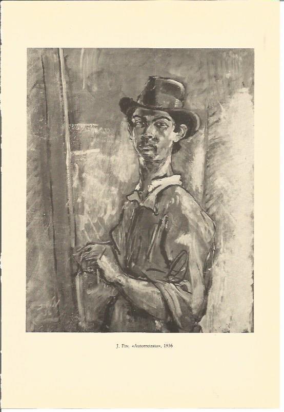 LAMINA V01860: Autorretrato por J. Fin