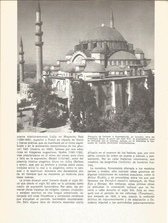 LAMINA V01825: Mezquita de Soliman en Estambul