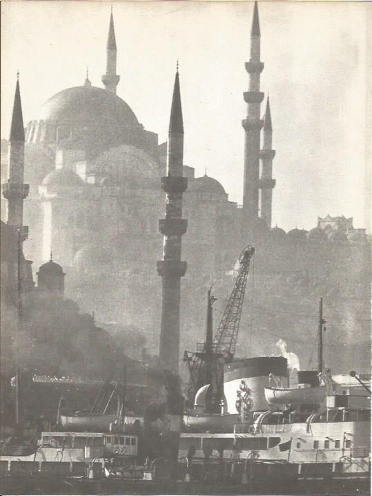 LAMINA V01832: Cupulas de mezquitas en Estambul