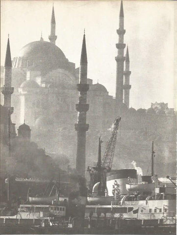 LAMINA V01832: Cupulas de mezquitas en Estambul