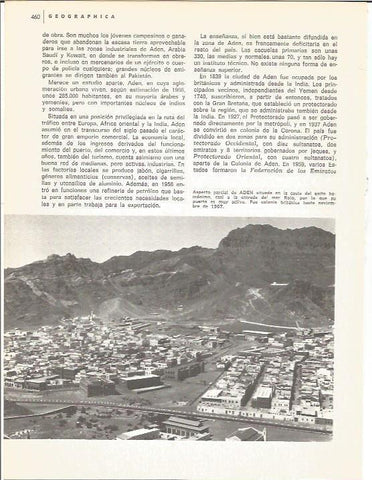 LAMINA V01833: Vista de Aden en el Mar Rojo