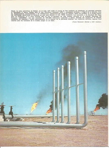 LAMINA V01837: Zona petrolifera de Zubair en Irak