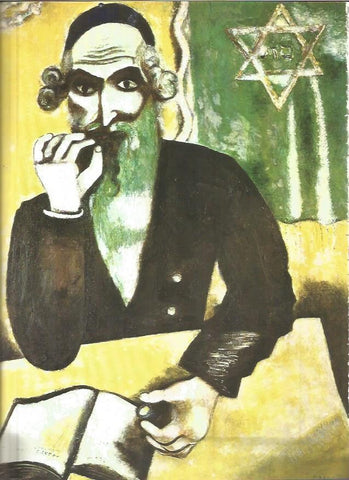 LAMINA V01319: El rabino por Marc Chagall