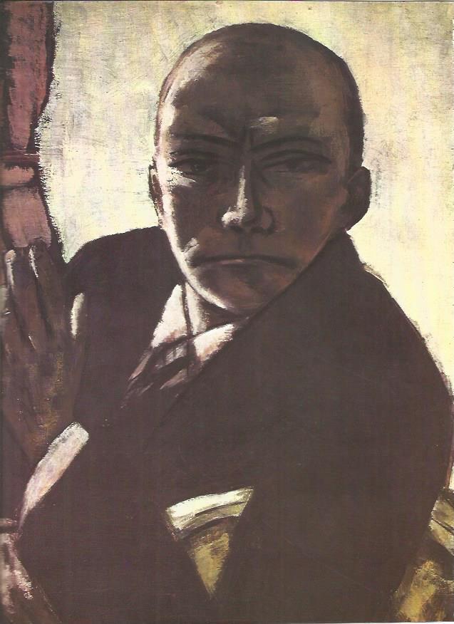 LAMINA V01322: Autorretrato por Max Beckmann