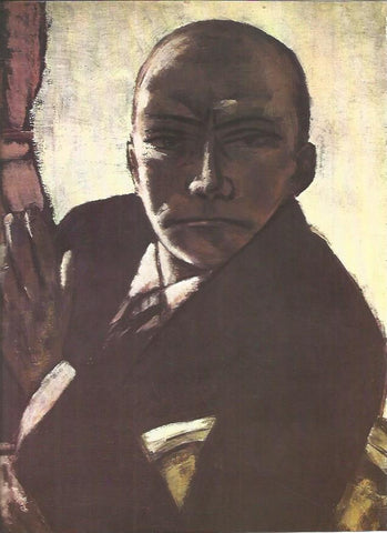 LAMINA V01322: Autorretrato por Max Beckmann