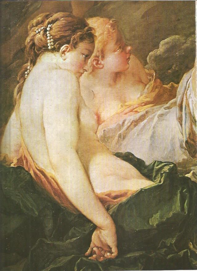 LAMINA V01295: Mercurio confia Baco niño a las musas por François Boucher