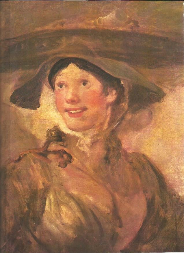 LAMINA V01297: Muchacha vendedora de camarones por William Hogarth