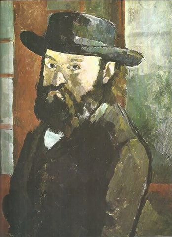 LAMINA V01312: Autorretrato por Paul Cezanne