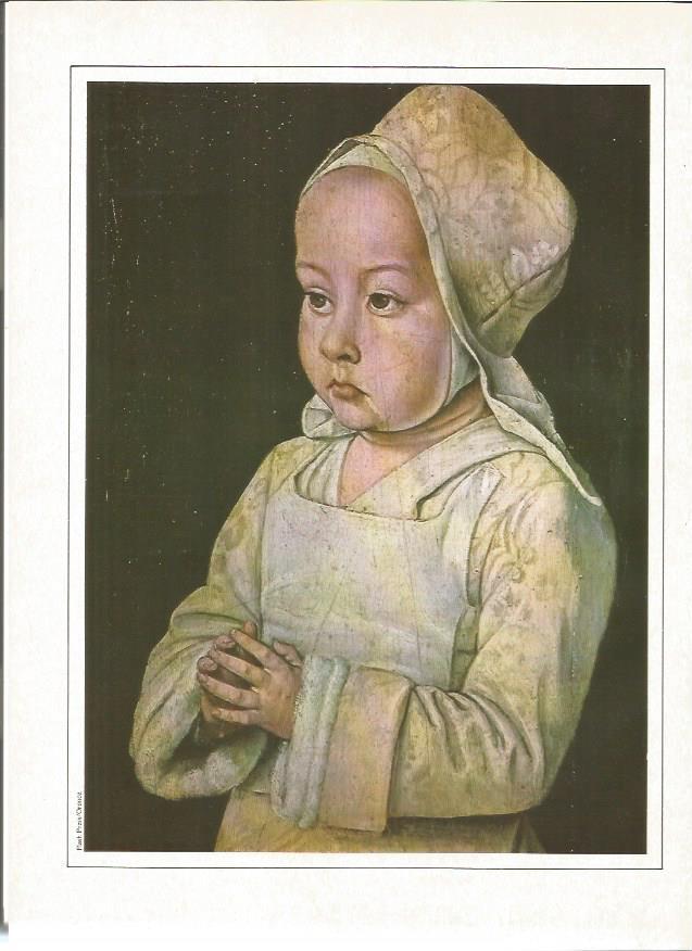 LAMINA V01344: Niño en oracion por Maestro de Moulins