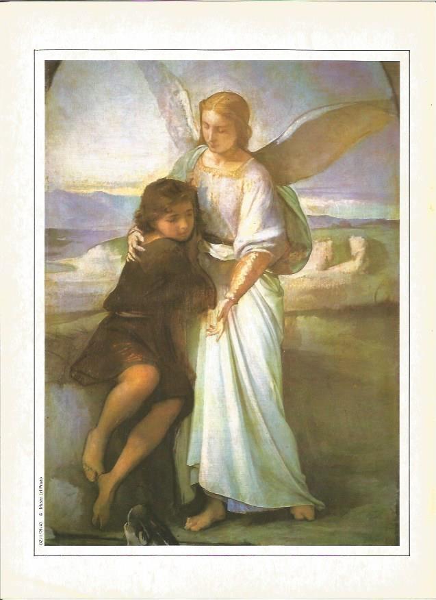 LAMINA V01363: Tobias y el angel por E. Rosales Gallina