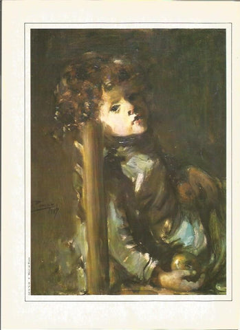 LAMINA V01357: Ignacio, hijo del artista por I. Pinazo Camarlench