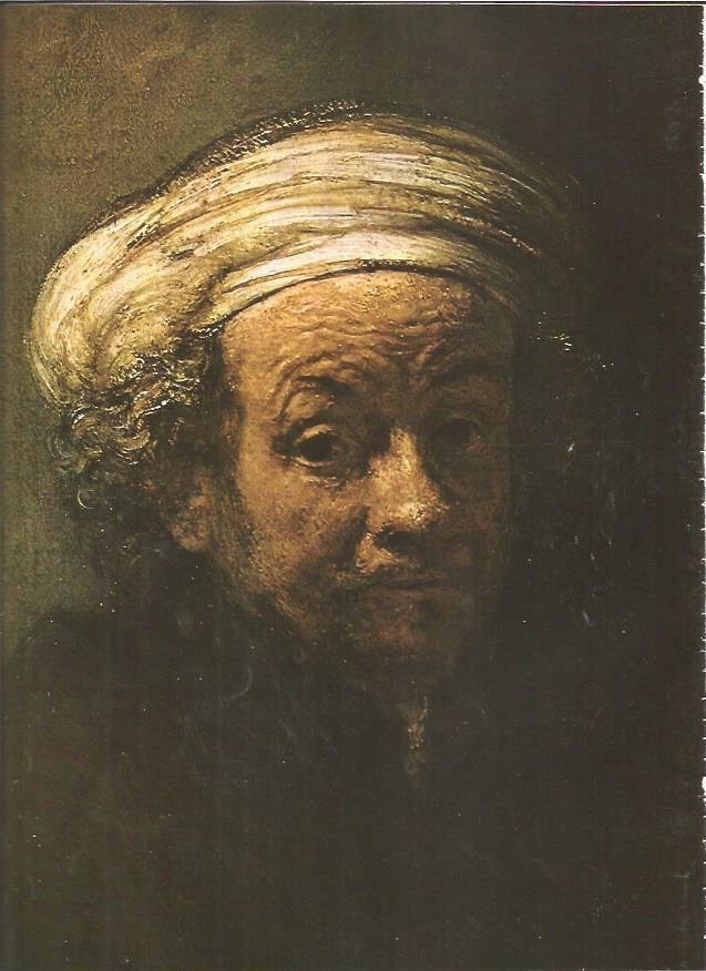 LAMINA V01292: Autorretrato como San Pablo por Rembrandt