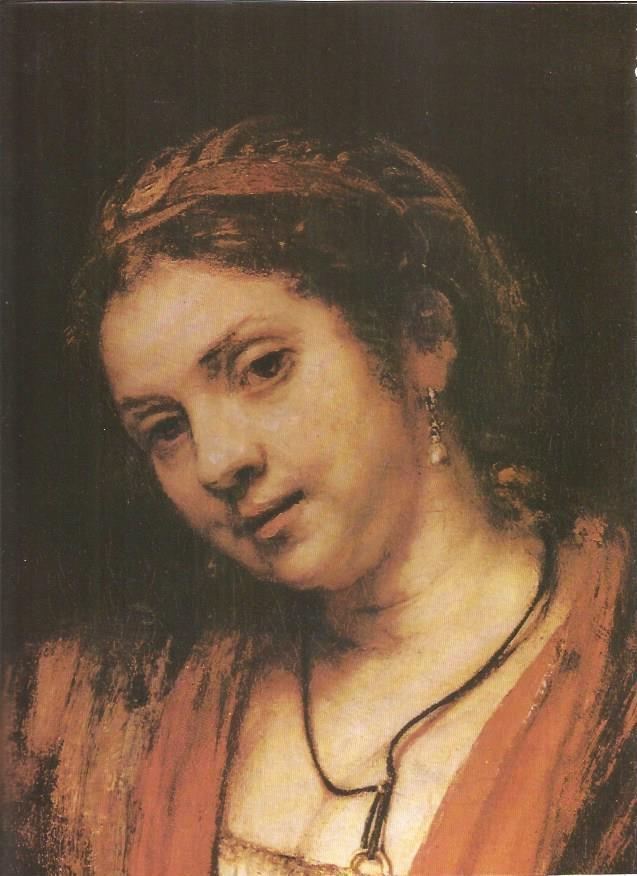 LAMINA V01291: Retrato de Hendrickje Stoffels por Rembrandt