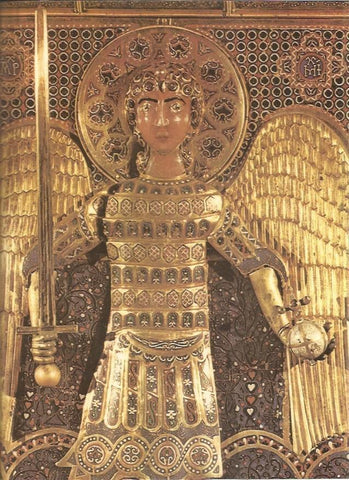 LAMINA V01238: El Arcangel San Miguel, Tesoro de San Marcos de Venecia