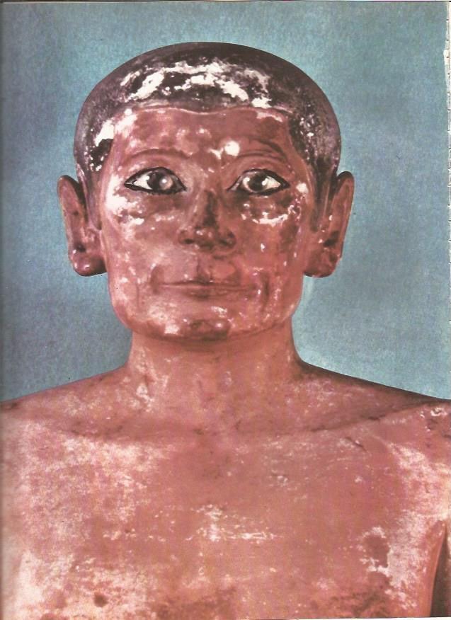LAMINA V01200: El Escriba Sentado, Egipto