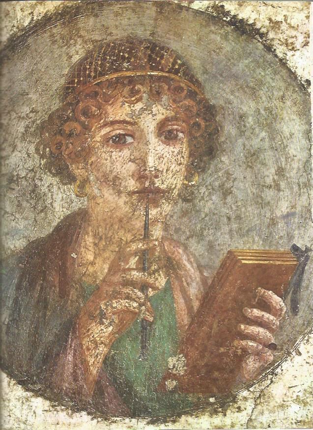 LAMINA V01216: Muchacha del calamo de Pompeya