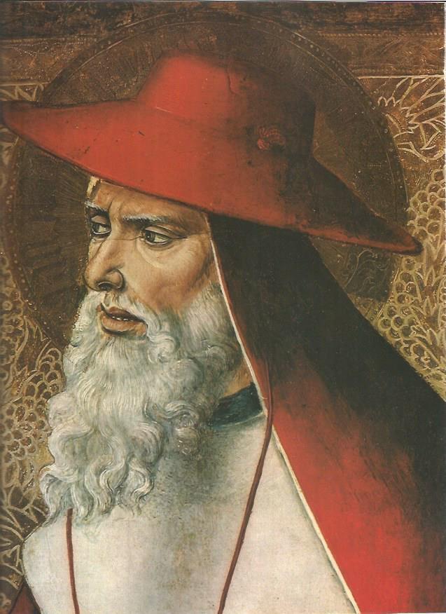 LAMINA V01270: San Jeronimo, retablo mayor de Santo Tomas de Avila por Pedro Berruguete