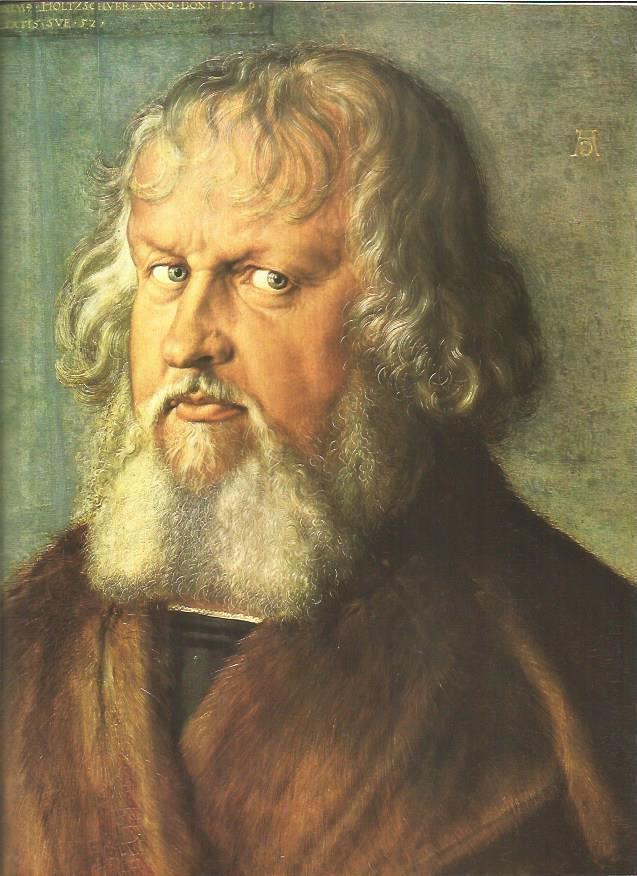 LAMINA V01271: Hyeronimus Holtzschuher por Alberto Durero