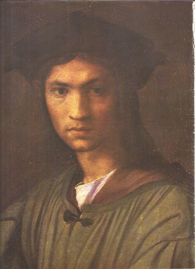 LAMINA V01276: Autorretrato por Andrea del Sarto