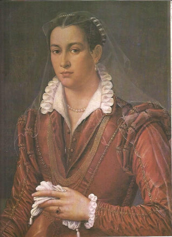 LAMINA V01278: Retrato de dama por Bronzino