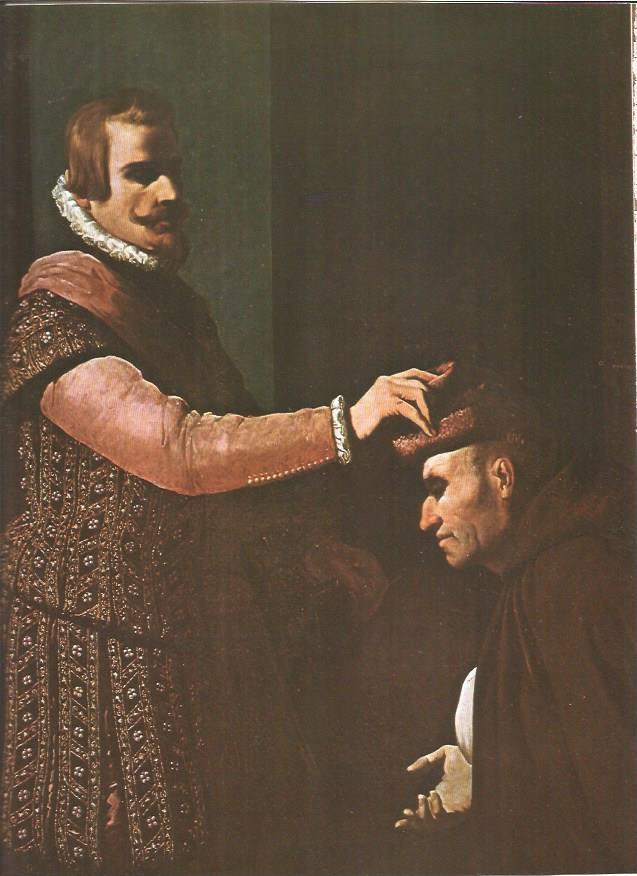 LAMINA V01288: El padre Yañez por Francisco Zurbaran