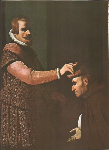 LAMINA V01288: El padre Yañez por Francisco Zurbaran