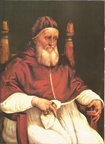 LAMINA V01268: Julio II por Rafael Sanzio