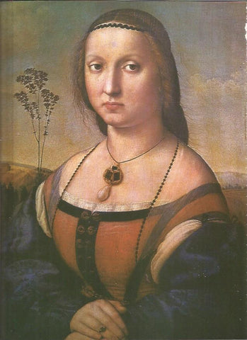 LAMINA V01267: Magdalena Doni por Rafael Sanzio