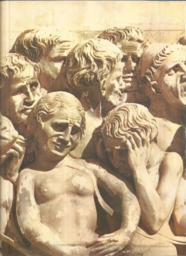 LAMINA V01248: Relieves de la fachada de la catedral de Orvieto por Lorenzo Maitani