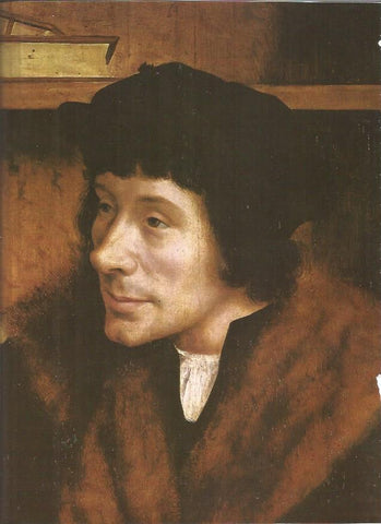LAMINA V01257: Retrato de Peter Giles por Quentin Metsys