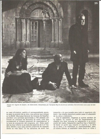 LAMINA V01510: Escena de Aguila de Blason interpretada por Fernando Rey