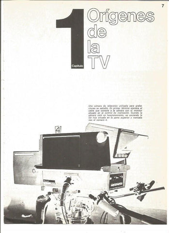 LAMINA V01496: Camara de television