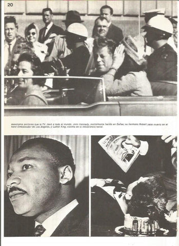 LAMINA V01502: John Kennedy y Luther King