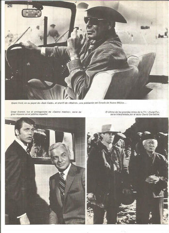 LAMINA V01505: Glenn Ford y Chad Everett