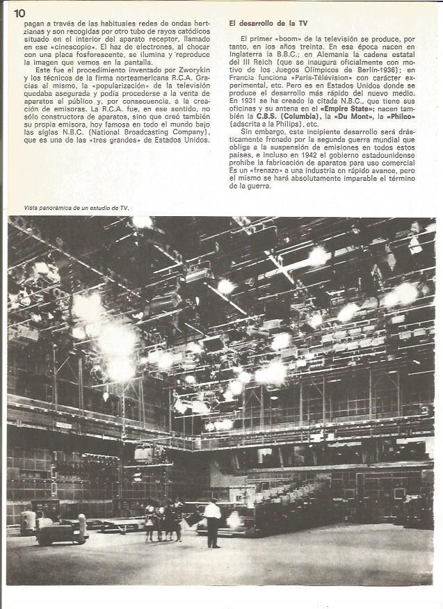 LAMINA V01497: Vista panoramica estudio TV