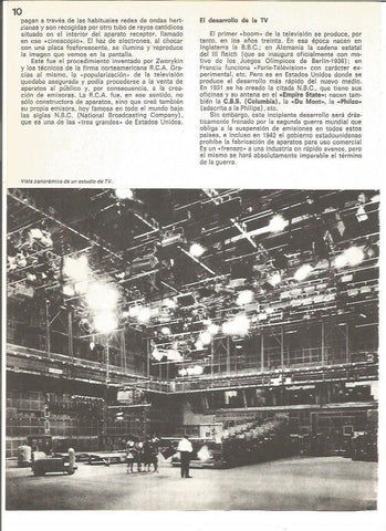 LAMINA V01497: Vista panoramica estudio TV