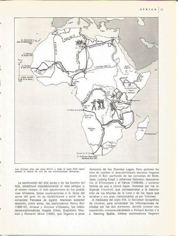 LAMINA V01559: Mapa de Africa de la epoca de oro