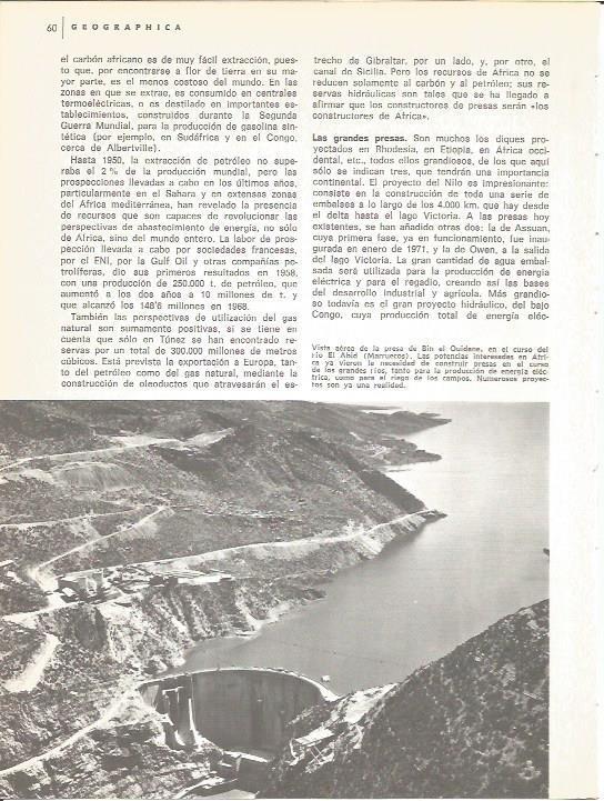 LAMINA V01570: Vista aerea de la presa de Bin el Ouidane