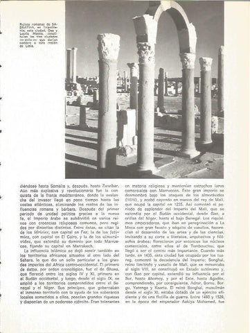 LAMINA V01575: Ruinas romanas de Sabratha en Libia